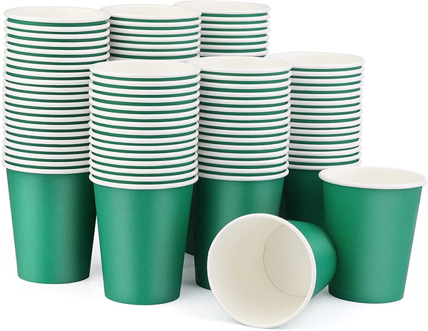 Mini Monster Green Paper Cups - 8 Pc.