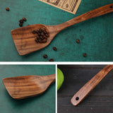 Wooden Spatula for Cooking, Nonstick Kitchen Utensil