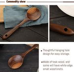 Salad Spoons for Serving, Salad Servers, Wooden Spoons Cooking Utensil