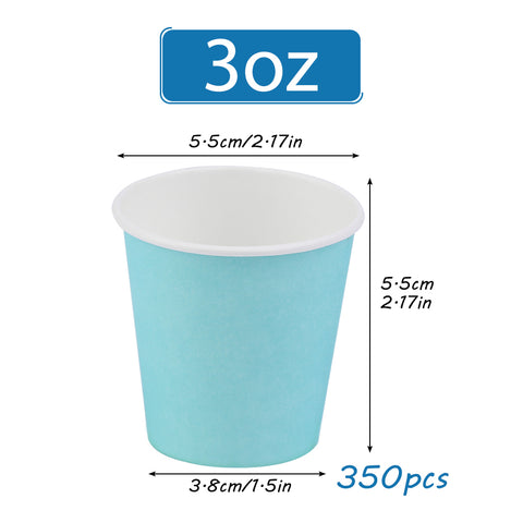 350 Packs] 3 Oz Paper Cups Disposable Paper Water Cups, Paper Hot
